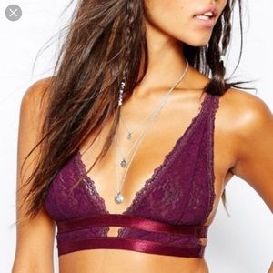 Free People eggplant bralette 🧞‍♀️